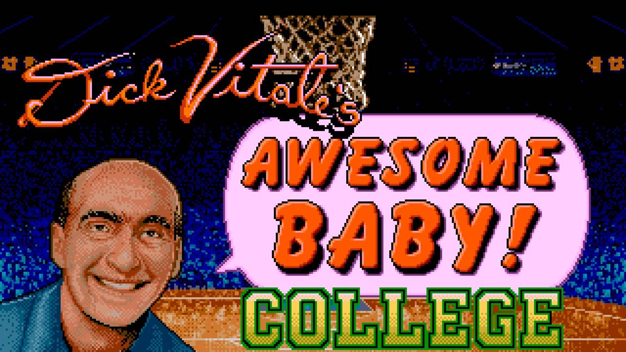 Dick Vitale's "Awesome, Baby!" College Hoops | intro Sega Mega Drive (Genesis).