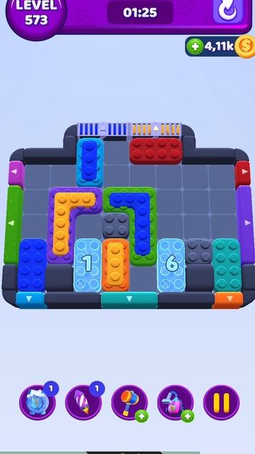 Уровень 573 color block jam