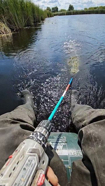 Лодочный двигатель из шуруповерта.