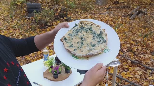 Омлет из крапивы