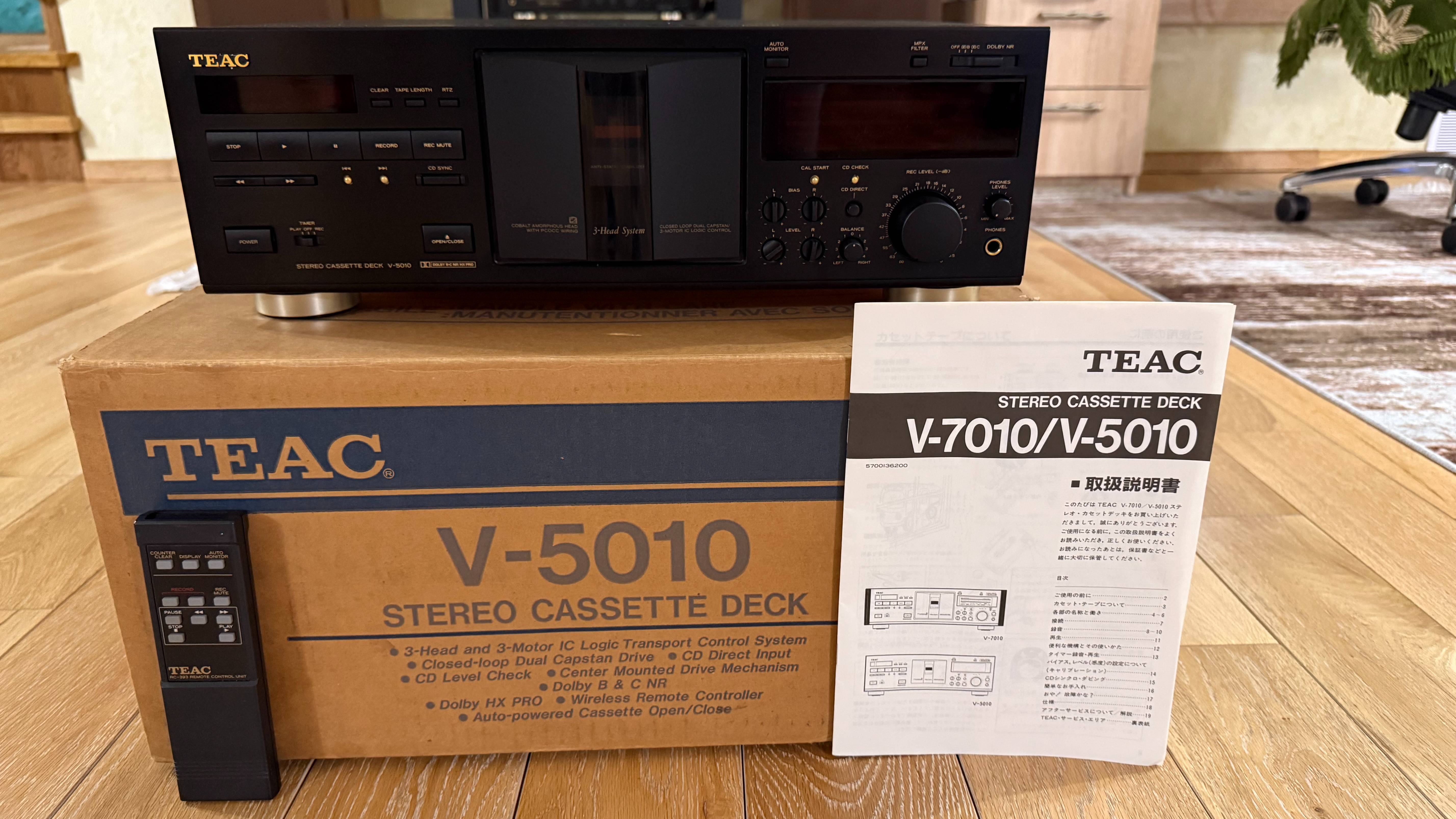 TEAC V-5010 с фирменной коробкой после ТО как с магазина
