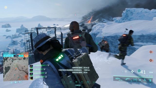 Battlefield 2042 - покрался сзади к троим)))))