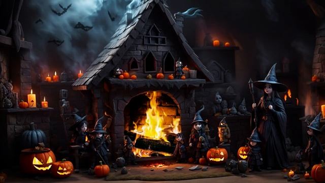Хэллоуин 🎃 Жутковатая атмосфера Хэллоуина – Звуки ночи с привидениями и жуткая атмосфера 👻