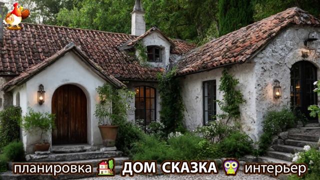 Сказочный дом мечты  3D идея для вдохновения с планировкой и интерьером  вариант 417