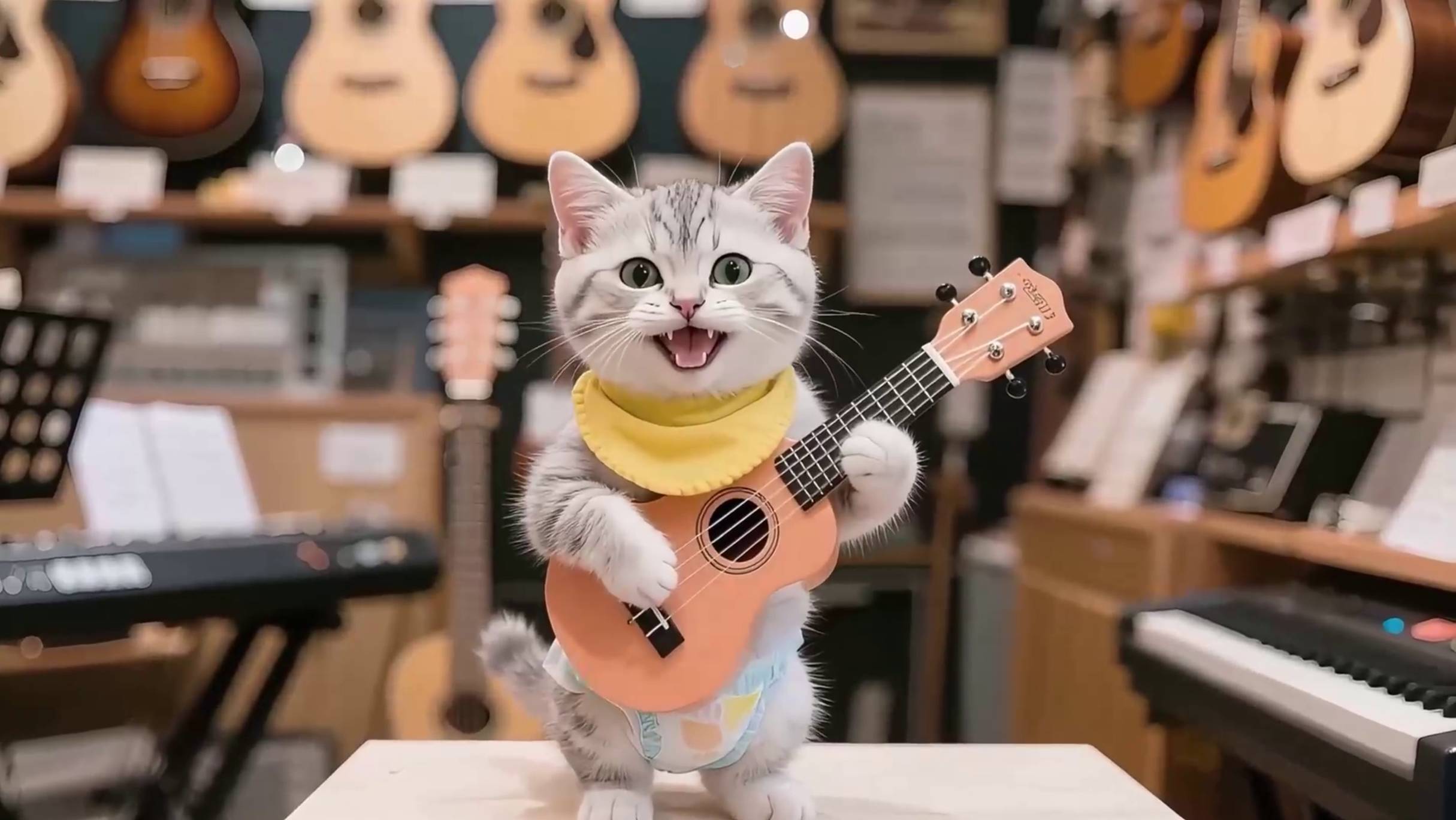 Котики и музыка