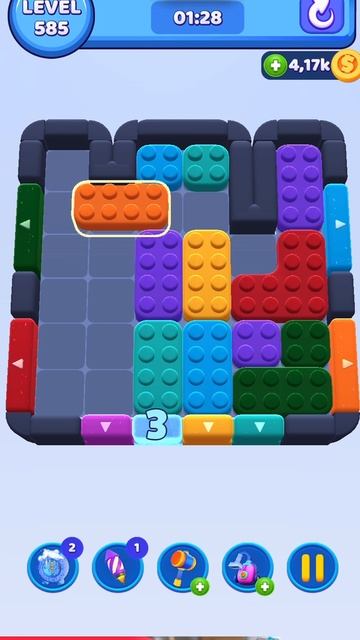 Уровень 585 color block jam