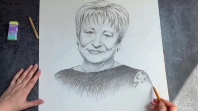 Cюрприз, который тронул до слез/Нарисованный портрет под песню группы Нэнси 
