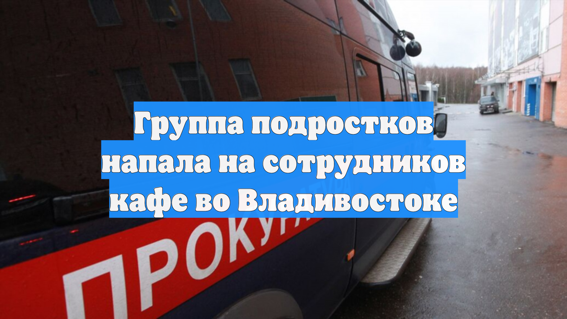 Группа подростков напала на сотрудников кафе во Владивостоке