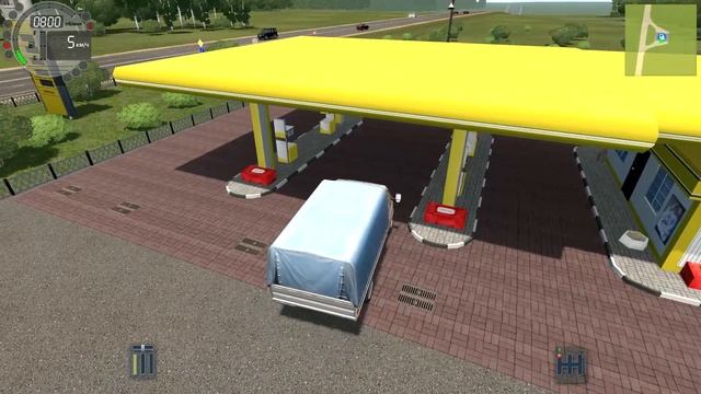 Школьник доставляет срочный груз на Газели  шашкуя по трасе в CITY CAR DRIVING
