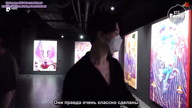 [BANGTAN BOMB] EP.758 Шуга и Чимин посетили HYBE INSIGHT [RUS SUB FSG Purple Heart]