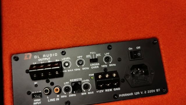Dl Audio Piranha 12A Black 2.1 V.2 12V/220V
