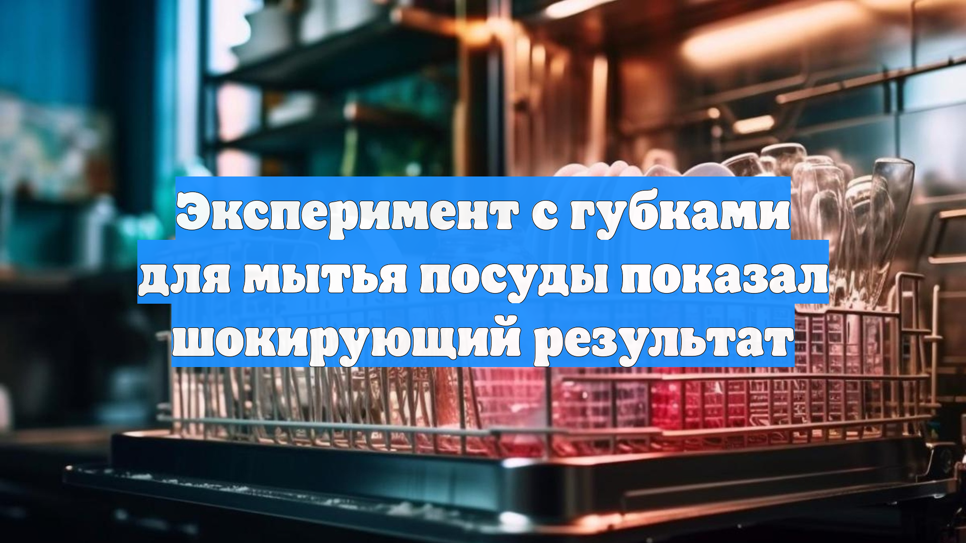 Эксперимент с губками для мытья посуды показал шокирующий результат