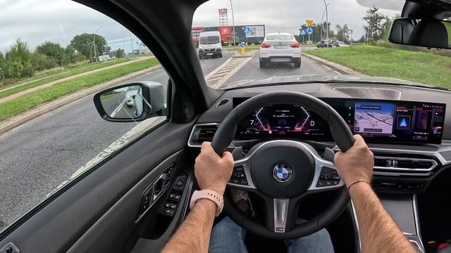 BMW 5 2025 (2.0 л. 20i Hybrid 208 л.с.) POV Test Drive