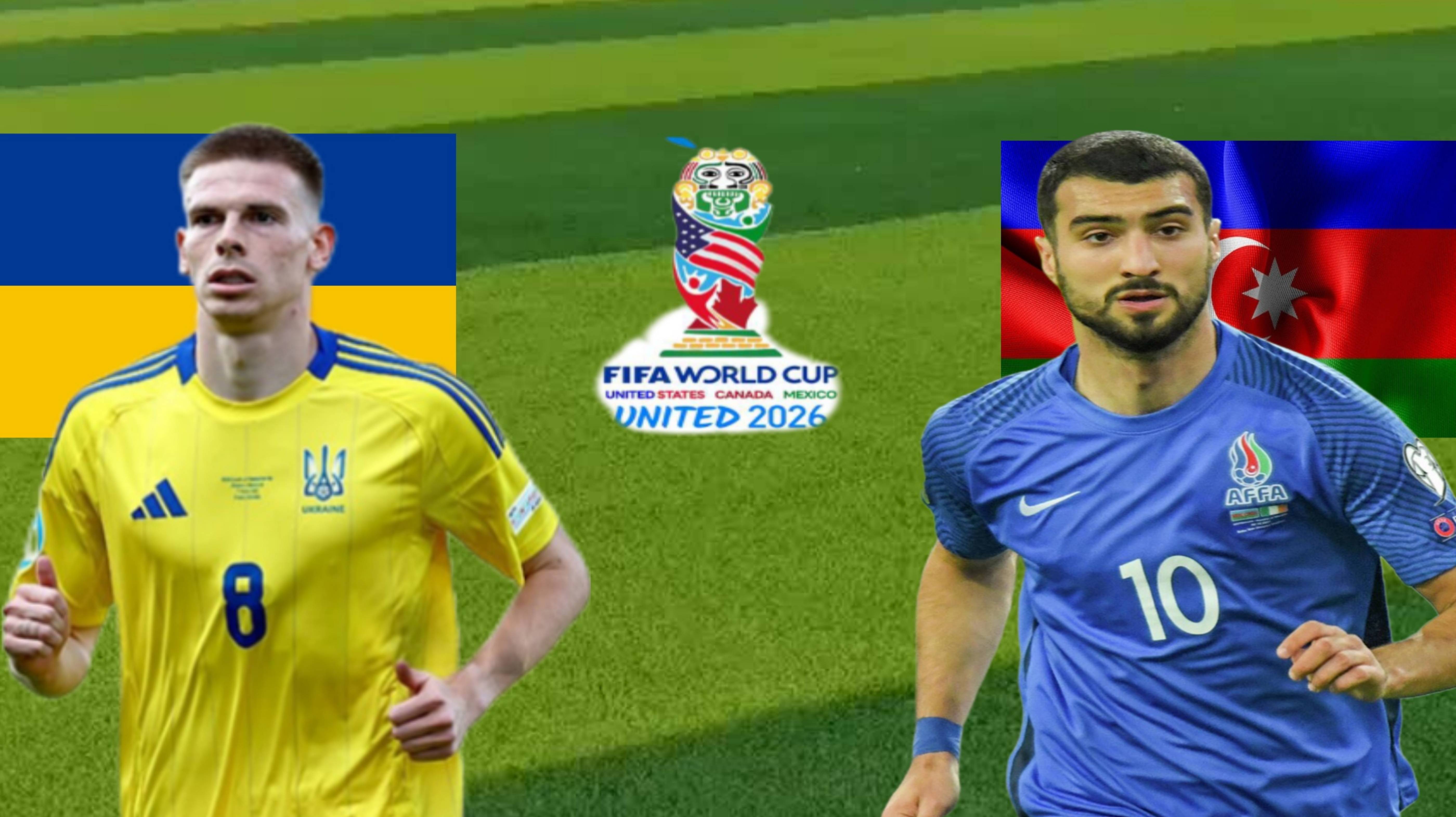 ФУТБОЛ ЧЕМПИОНАТ МИРА КВАЛИФИКАЦИЯ.  УКРАИНА - АЗЕРБАЙДЖАН.  ТЕКСТОВАЯ ОНЛАЙН ТРАНСЛЯЦИЯ
