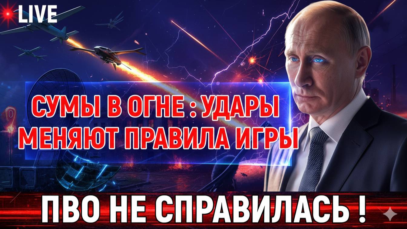 ПВО не справилась Сумы в огне, сосредоточенные удары меняют правила игры