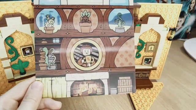 Обзор на набор лего Гарри Поттер Гостиная Пффендуя