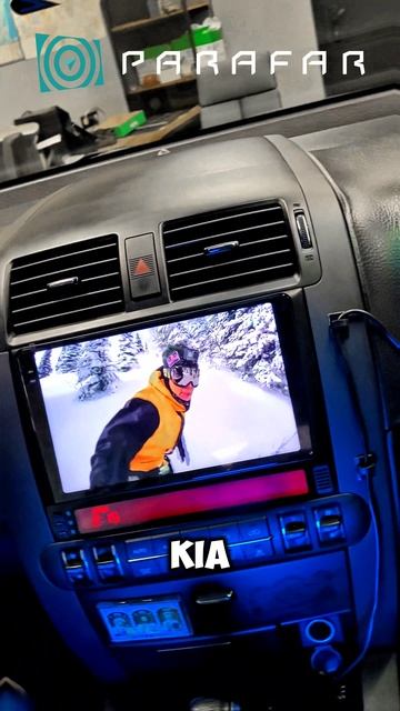 Установка магнитолы #Андроид #Parafar PF227 серии U2K в #Kia #Mohave
