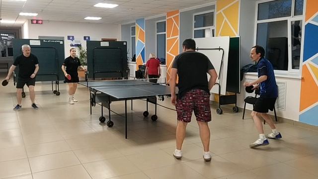 Тренировочный парный матч в школе 7