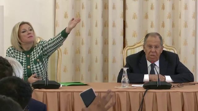 Сергей Лавров на встрече с представителями СМИ арабских стран в Москве 13 октября 2025 года.