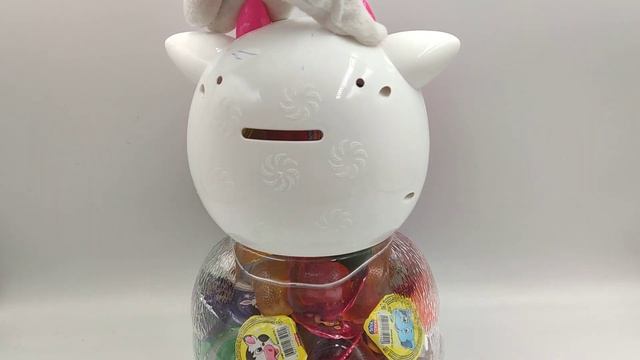 Десерт желейная игрушка-копилка КОРОВКА Канди Клаб. Ассорти. Набор 100шт