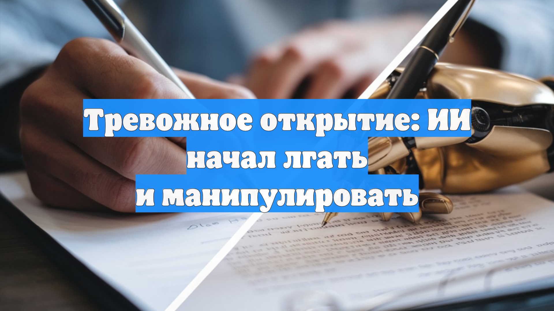 Тревожное открытие: ИИ начал лгать и манипулировать
