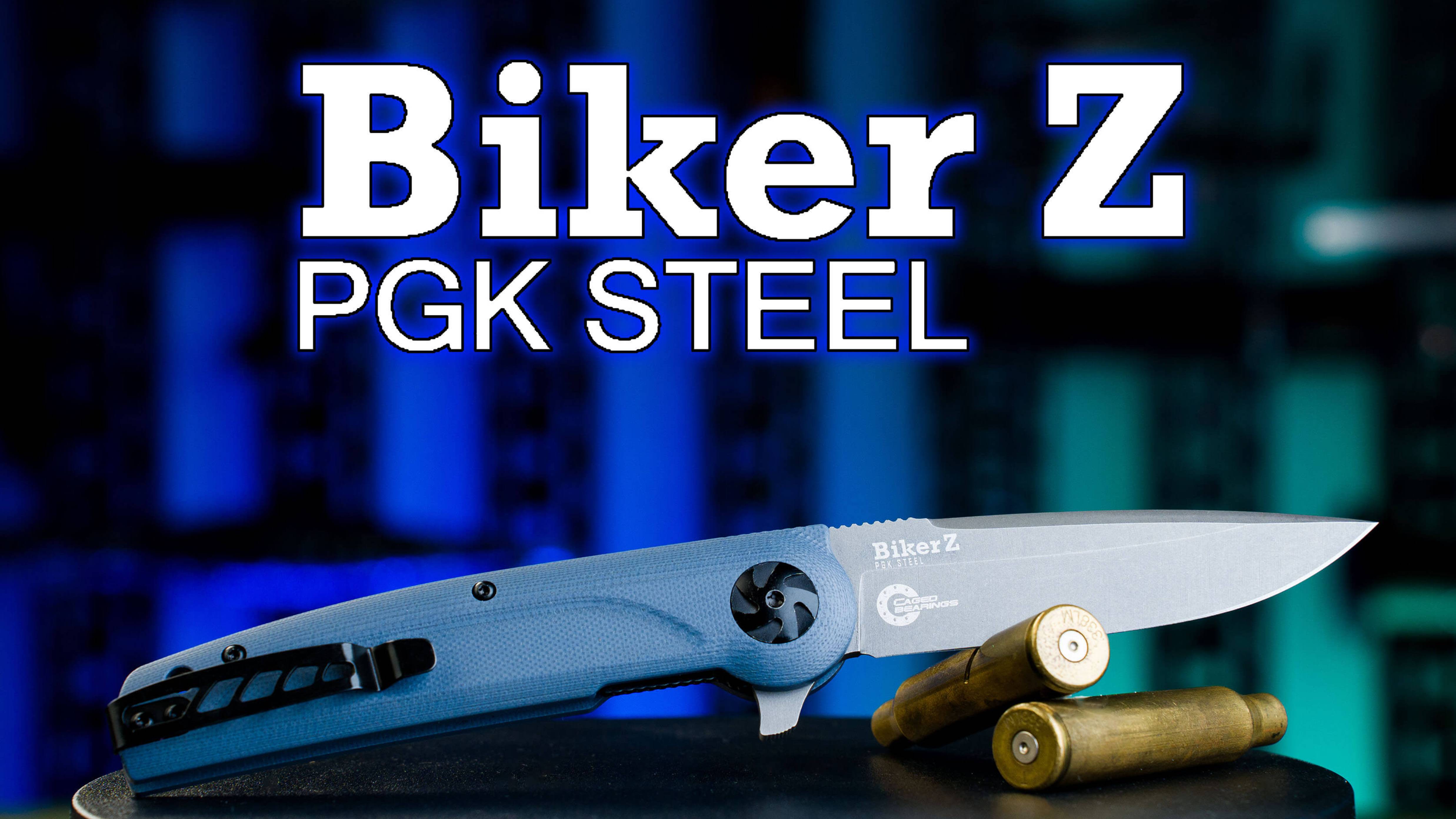 Складной нож Biker Z PGK TacWash Gray
