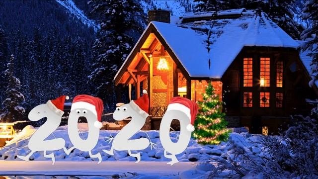Прикольная новогодняя открытка