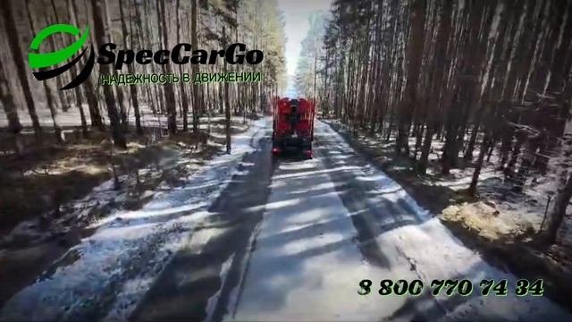 Сортиментовоз лесовоз на FAW ФАВ J6P с колесной формулой 6х6 с КМУ ГМУ Майман 110
