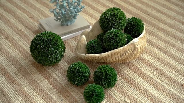 29399 Шар декоративный Самшит 10х10х10см Glasar
