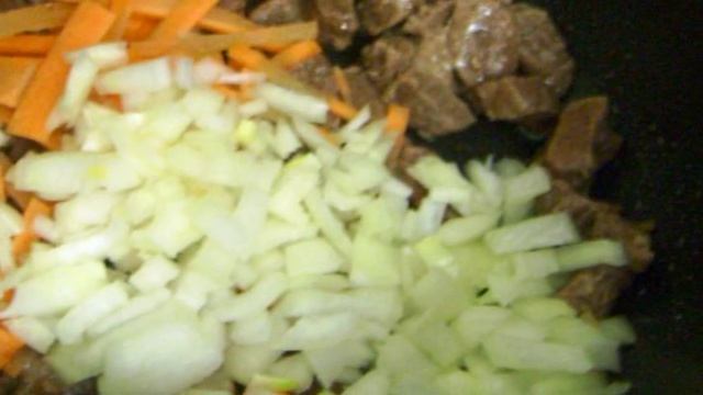 Пшено с мясом в мультиварке