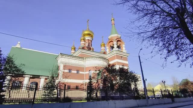 Челябинск Металлургический р-н. Д.К. ЧМК. ул. Мира. Ул. Жукова, храм Георгия Победоносца. 03.10.25г