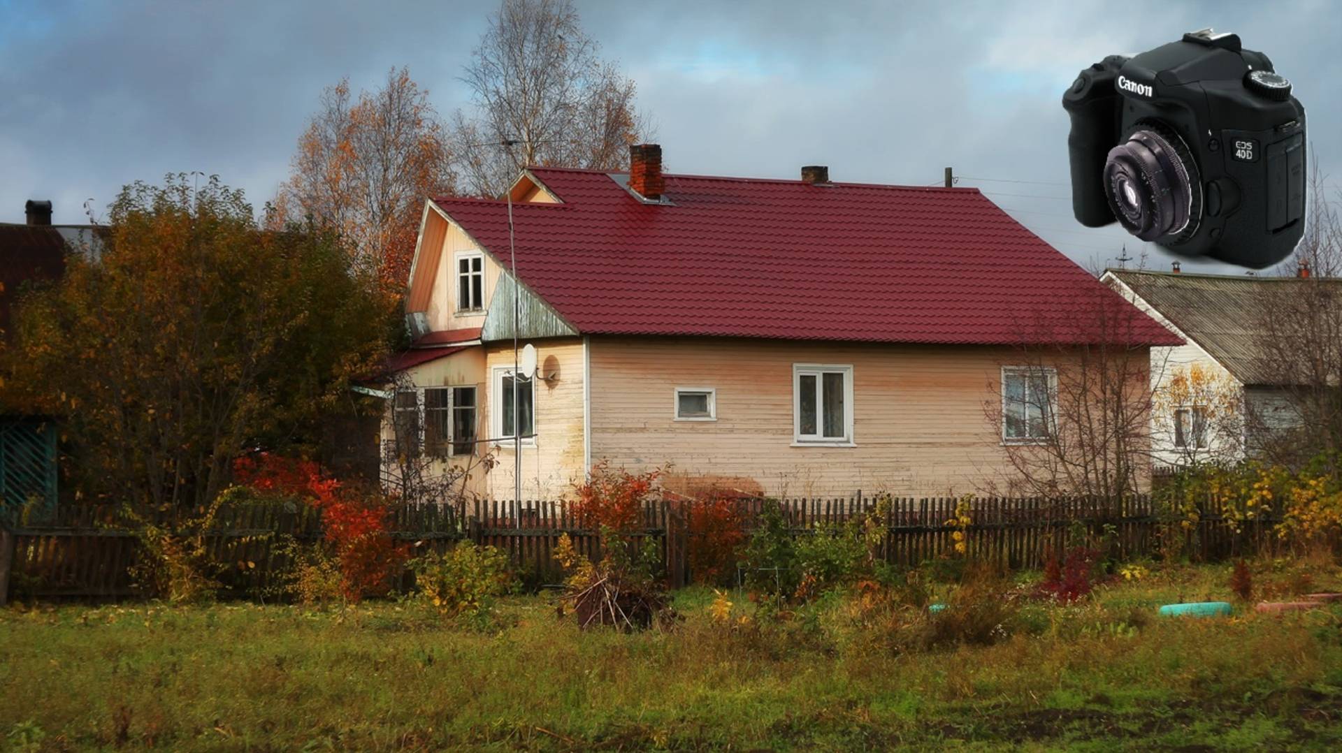 Фотоаппарат Canon 40D с объективом Индустар 50-2