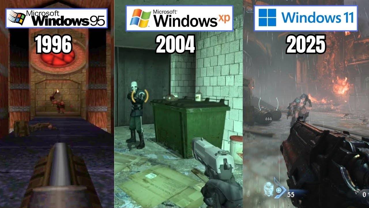 Эволюция игр жанра FPS для ОС Windows 1996-2025