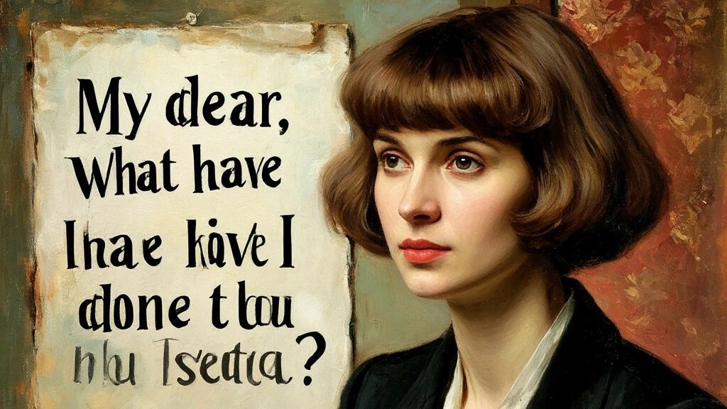 Мой милый, что тебе я сделала?