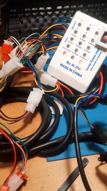 Электровелосипед Leopard PRO 48V 350W. Распиновка проводов.