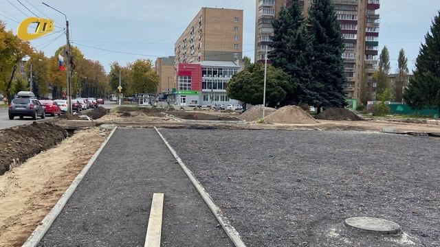 О ХОДЕ РАБОТ ПО БЛАГОУСТРОЙСТВУ ПЛОЩАДИ ПЕРЕД КДЦ РУСЬ