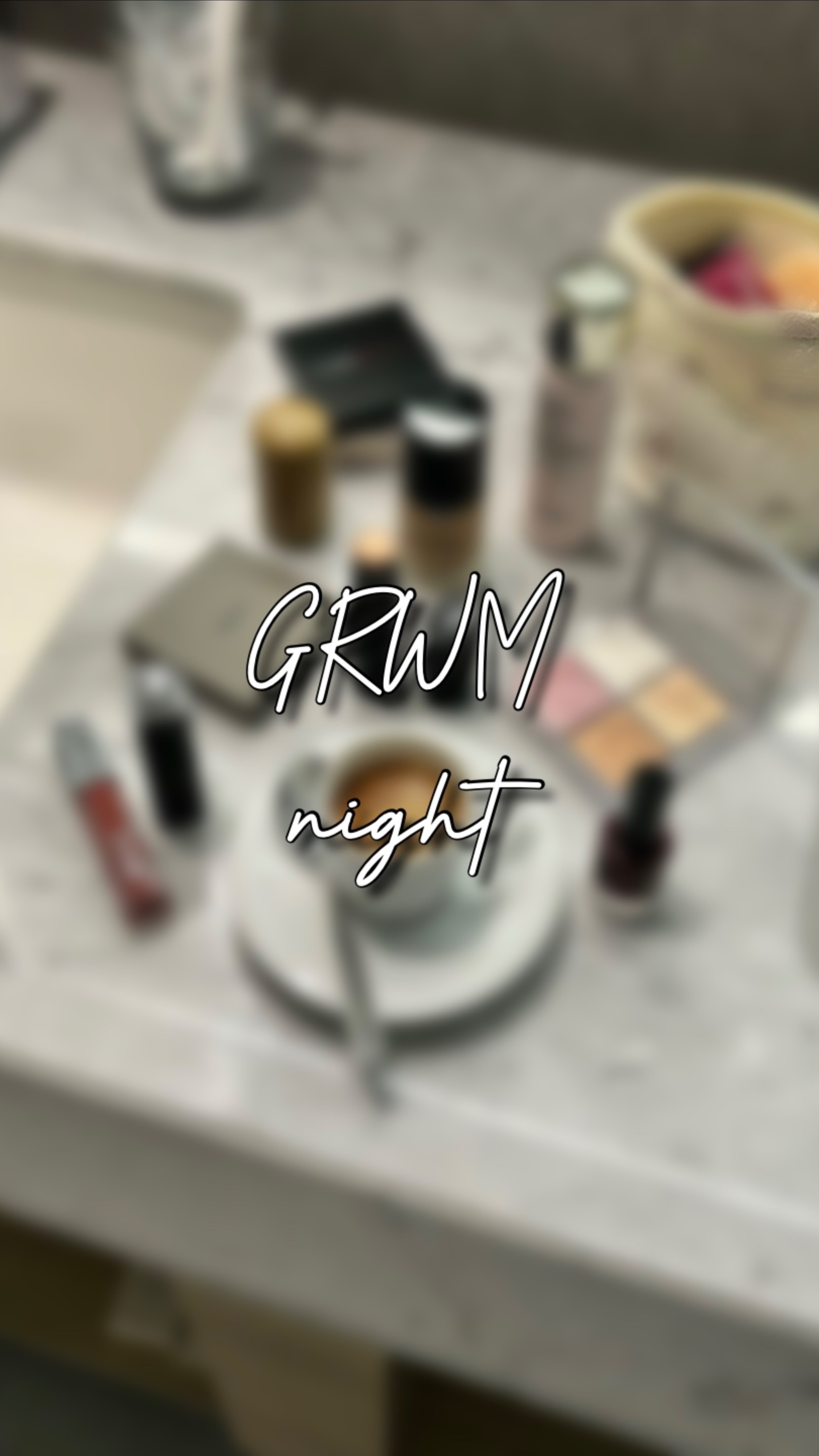 GRWM/готовимся ко сну/1часть.