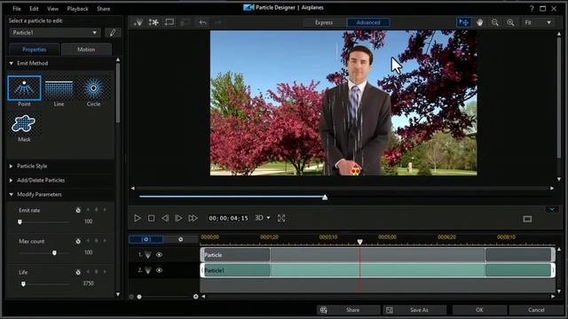 PowerDirector 21...- Как создать научно-фантастический эффект переносчика