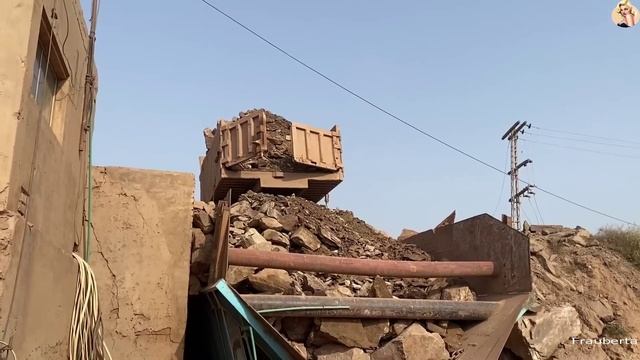 Строительство дробление щебенки