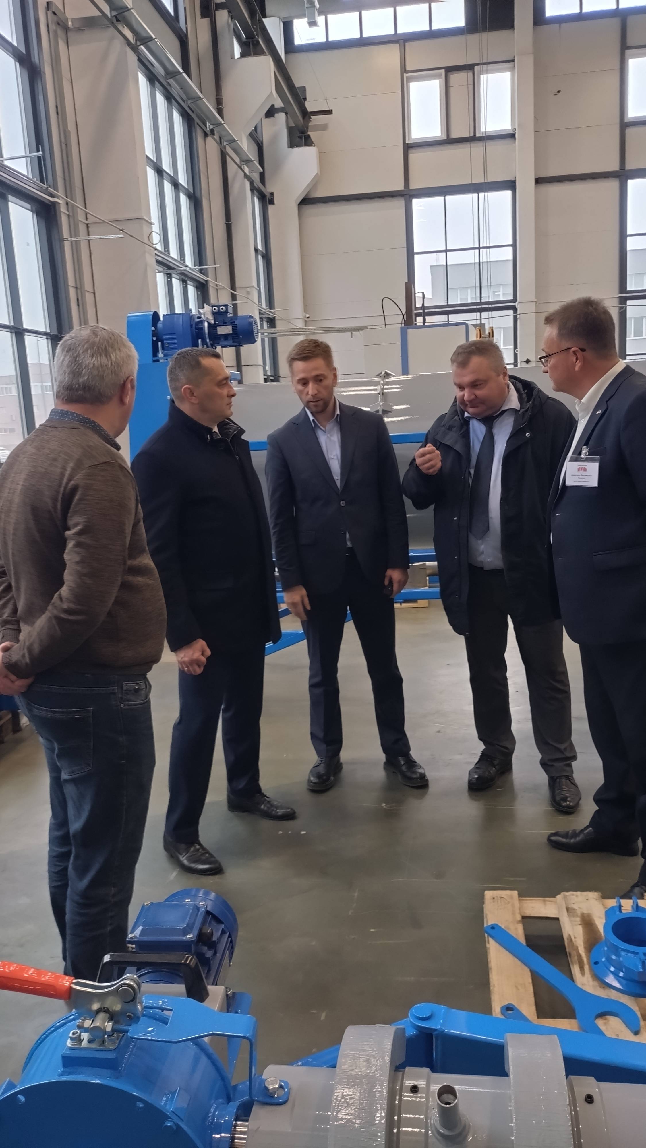 Губернатор Витебской области А.Субботин посетил производство «Глобалпродсервис»
