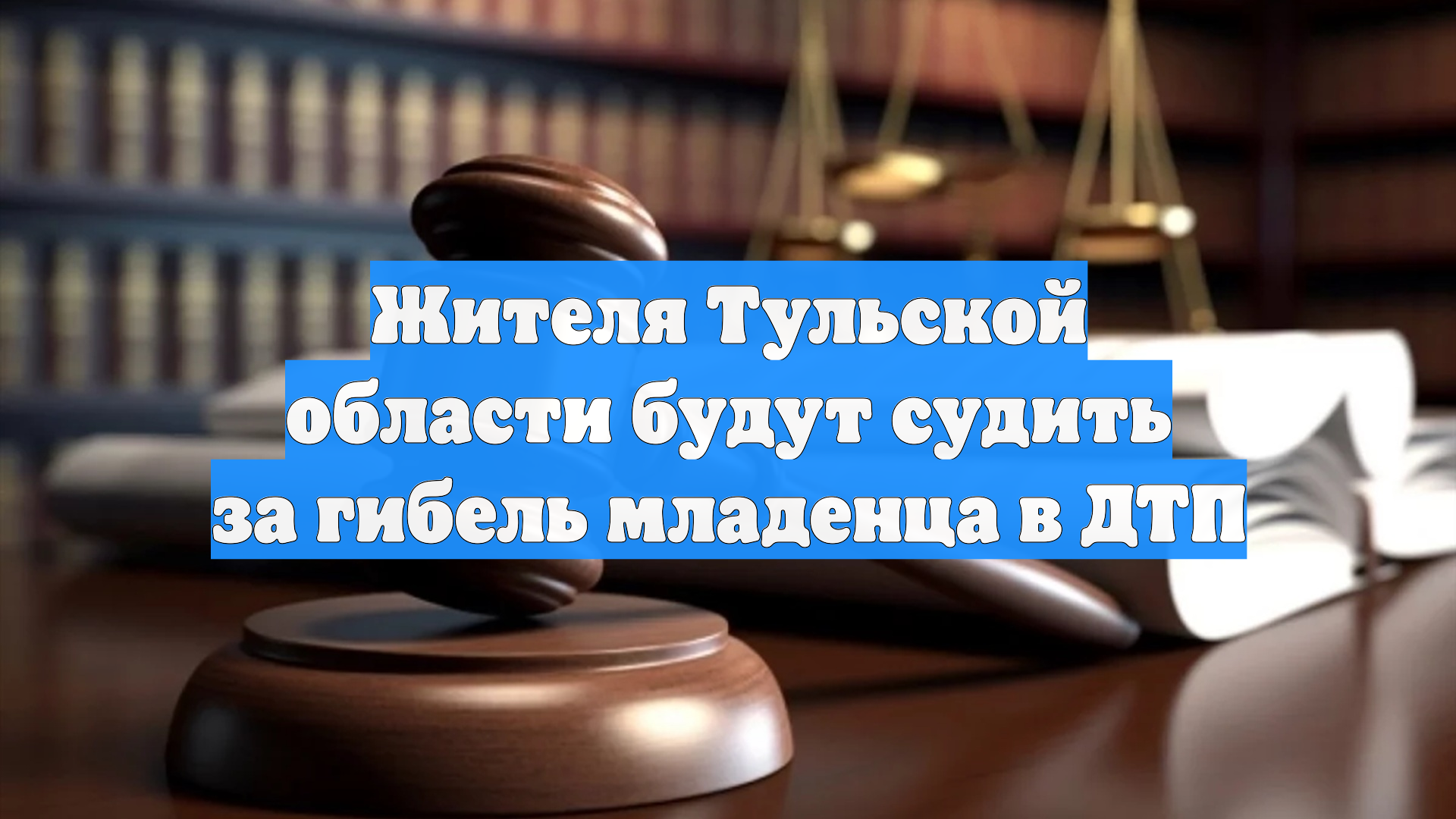Жителя Тульской области будут судить за гибель младенца в ДТП