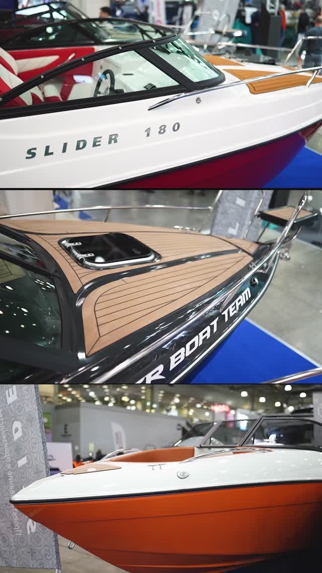 Производство стеклопластиковых катеров Slider (выставка катеров и яхт Московское Боут Шоу)