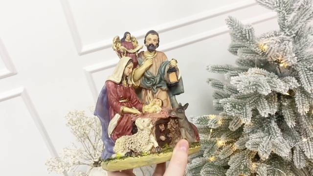 Рождественская фигурка РОЖДЕСТВЕНСКИЕ ЯСЛИ, полистоун, 20 см, 596046