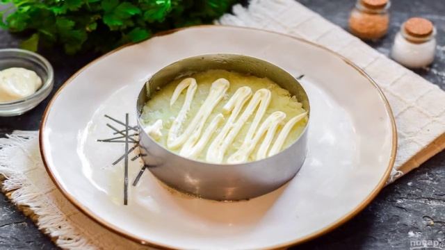 Салат Океан со шпротами