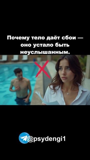 тело дает сбои потомчто его никто не слышит