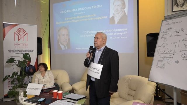 Московскому методолого - педагогическому кружку 45 лет. Материалы события. 11. 2023