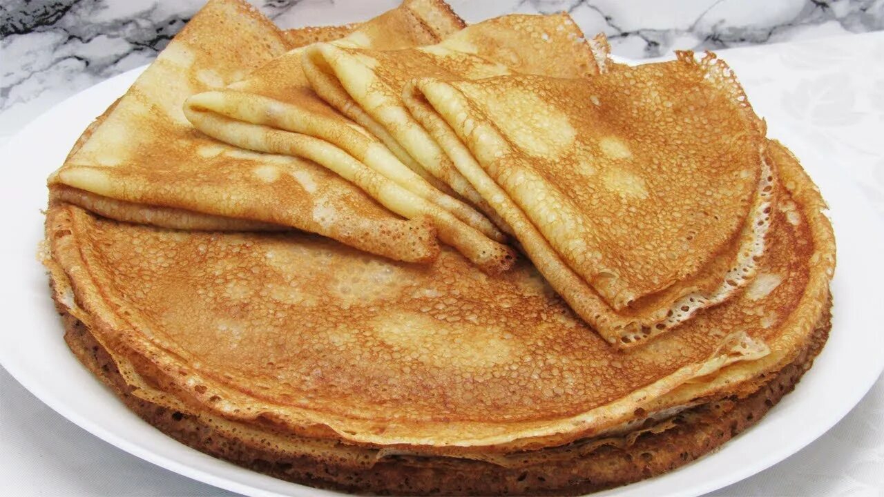 БЛИНЧИКИ по-рецепту «Три стакана»...🥞🍶😋 ⤵️
