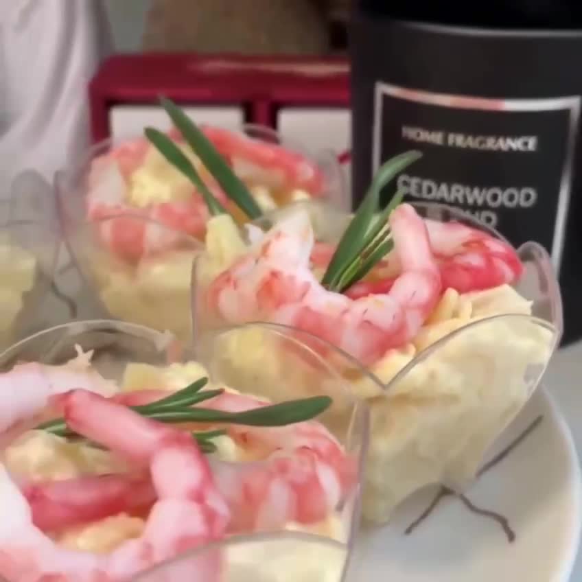  Салат с креветками