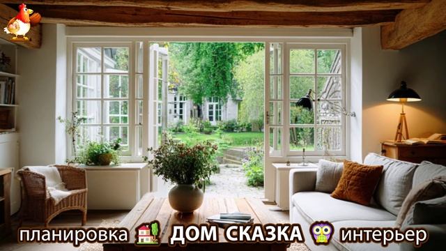 Сказочный дом мечты – 3D идея для вдохновения с планировкой и интерьером 🏡🏚️🏠 вариант (418)