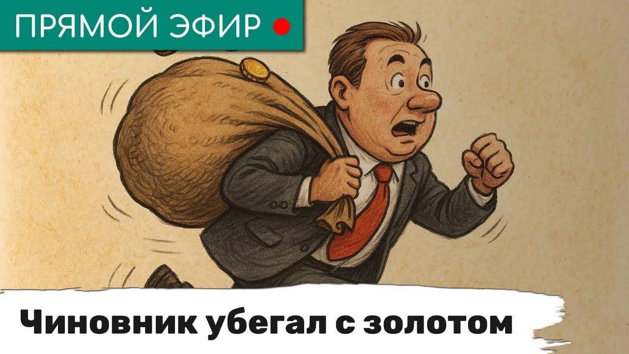 Чиновник убегал с золотом. Эфир